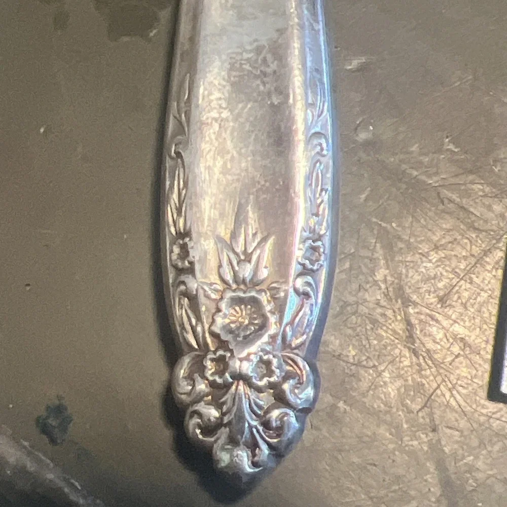 Vintage Nickel Silver Honing Rod – Matches ELDAN 3‑Drawer Flatware Set